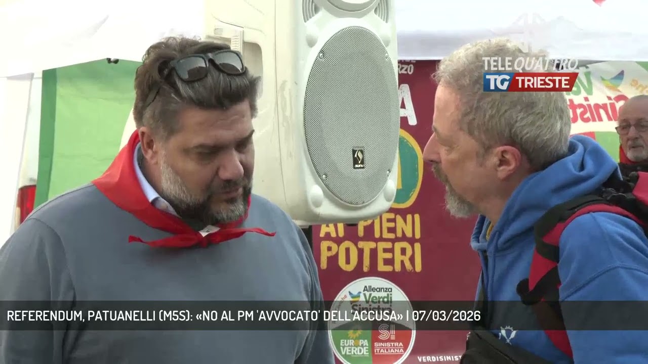 REFERENDUM, PATUANELLI (M5S): «NO AL PM 'AVVOCATO' DELL'ACCUSA» | 07/03/2026