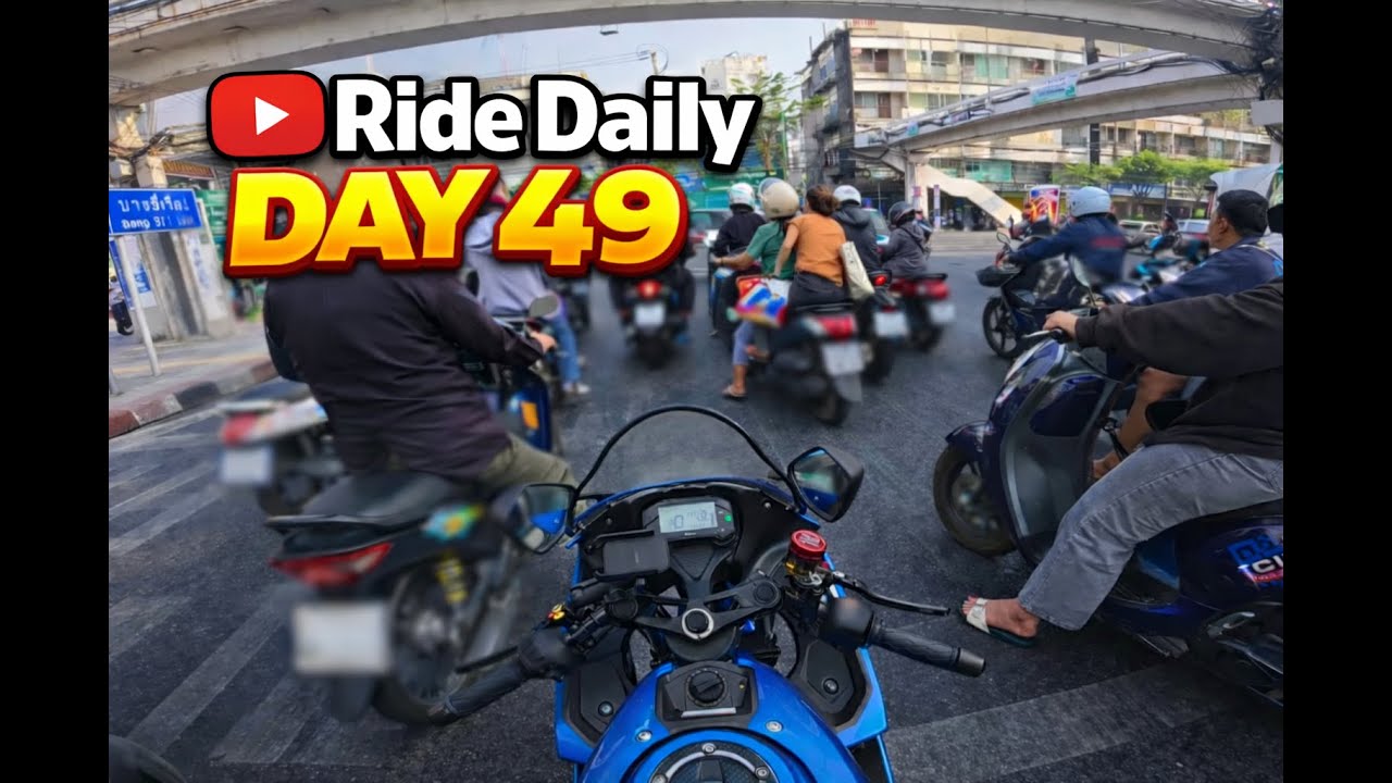 Ride Daily - Day 49 แวะ Meeting with My crew #gsxr150 #4k