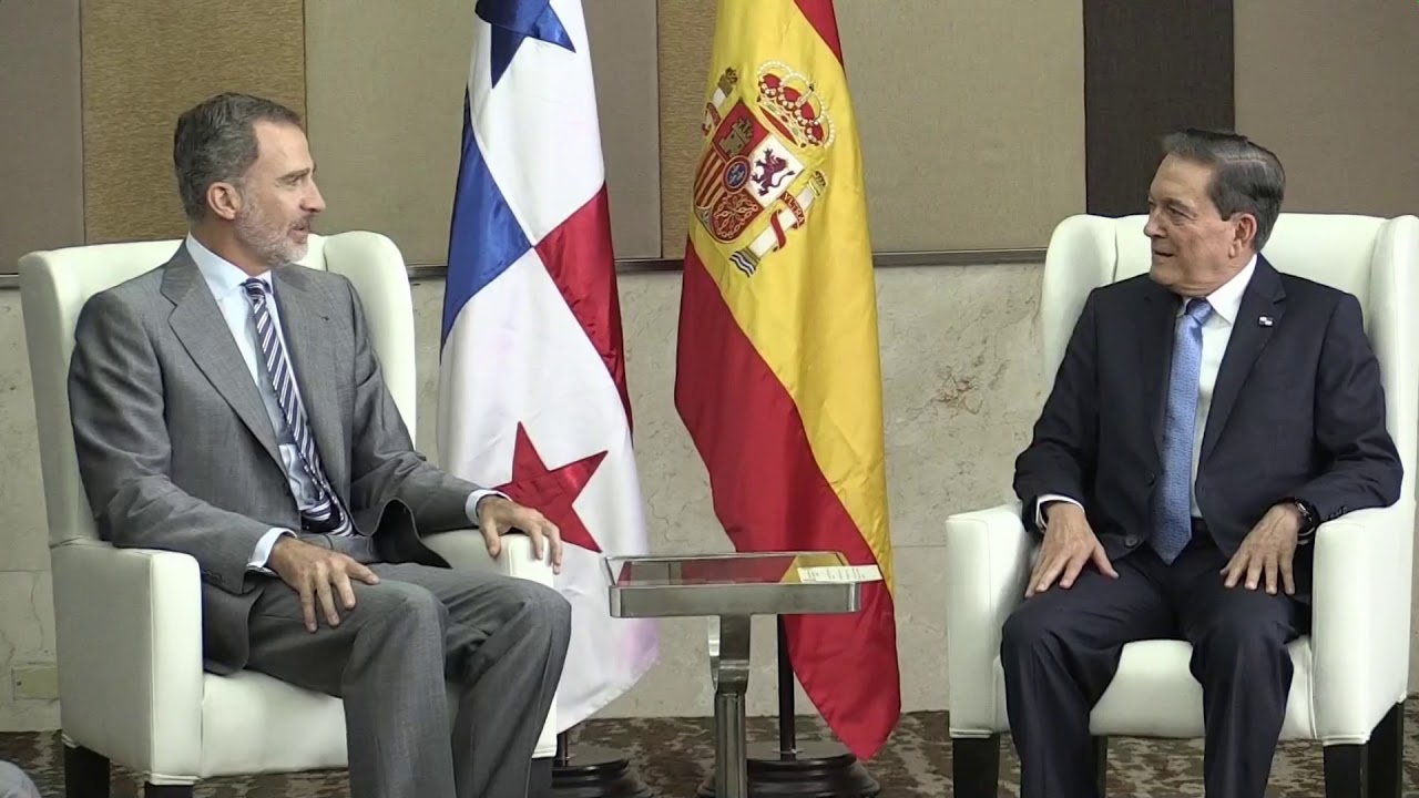 S.M. el Rey se reúne con el presidente electo de Panamá, Laurentino Cortizo