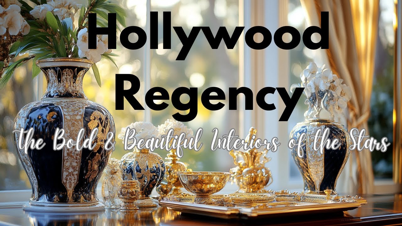 Hollywood Regency Style: The Bold & Beautiful Interiors of the Stars!