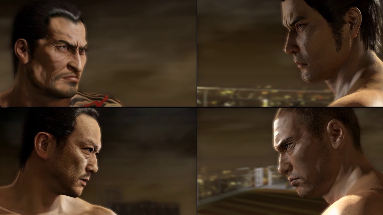 Yakuza 5 Remastered - Watase/Katsuya/Kiryu/Saejima fights (No: Damage x4, food, EQ, WP) Legend