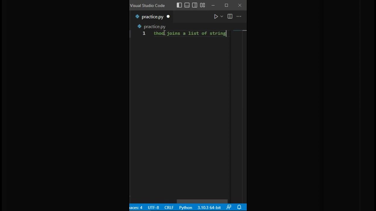 THE JOIN METHOD #python #coding #pythoncode