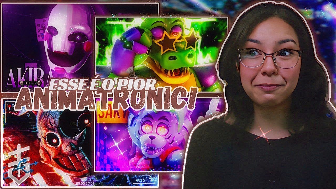 (MUITO FODA❤️‍🔥) Puppet, Montgomery, Moondrop & Roxanne Wolf (FNAF) | Akirariel, Thoor, Theuz & Saky