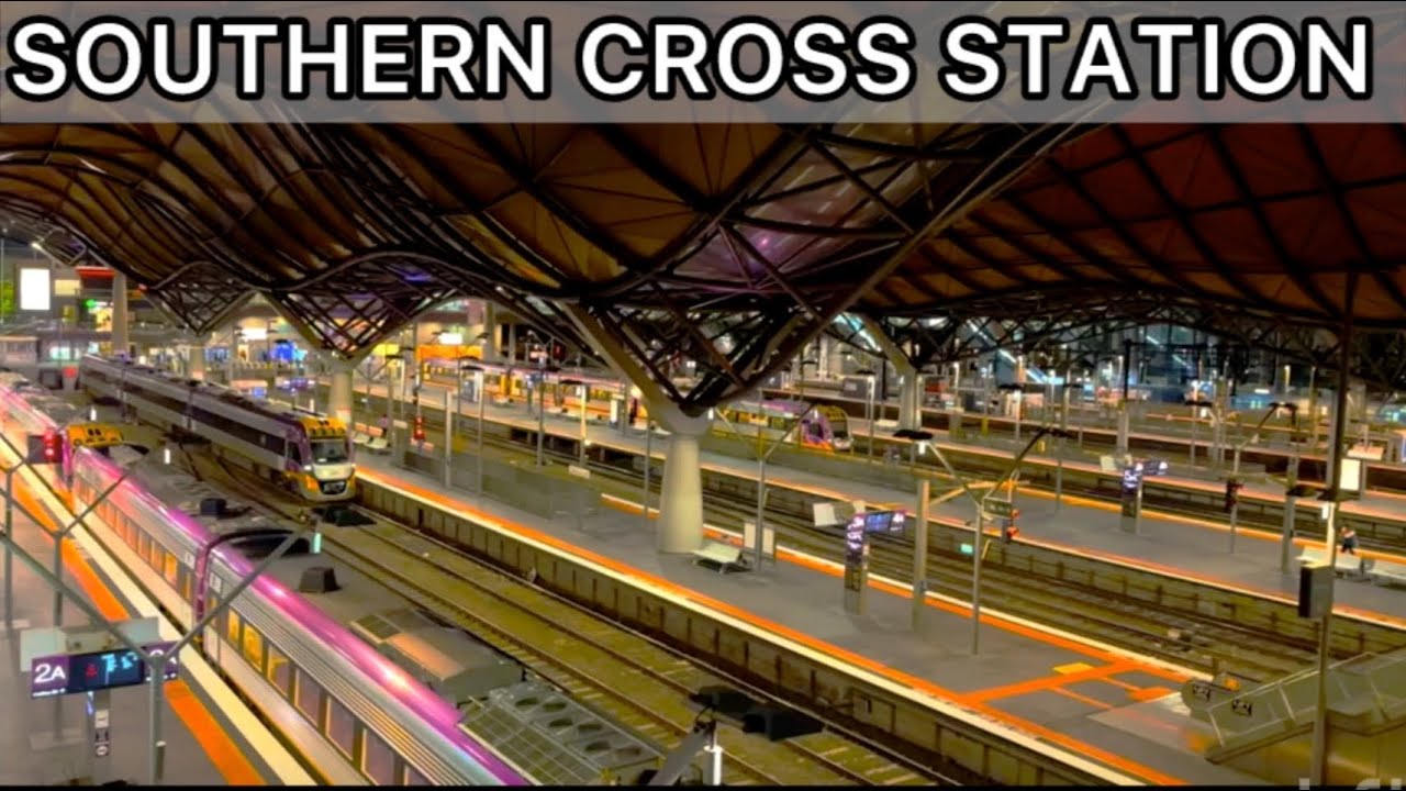 Walking to Southern Cross Station at Night