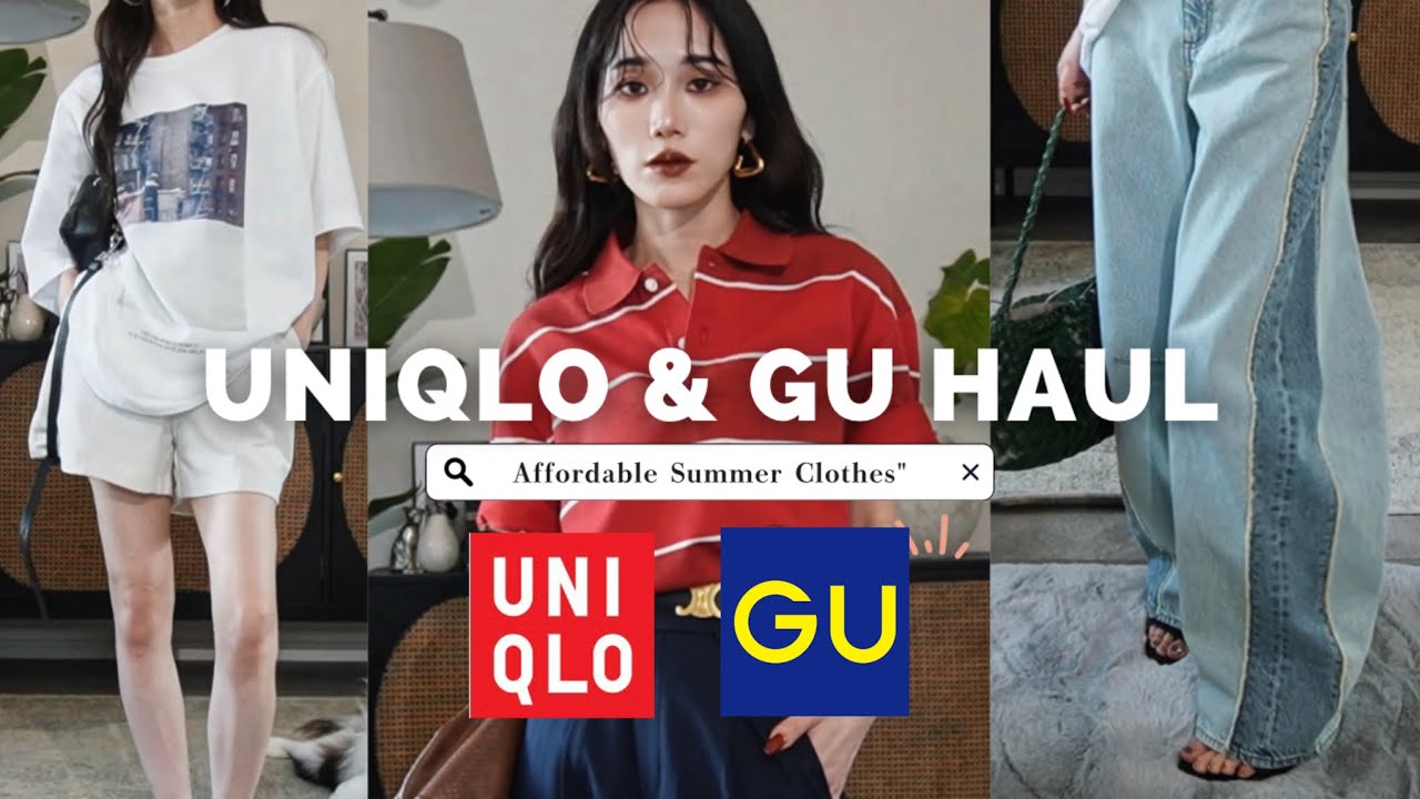 【UNIQLO & GU】買ってよかった夏服購入品🥹✨