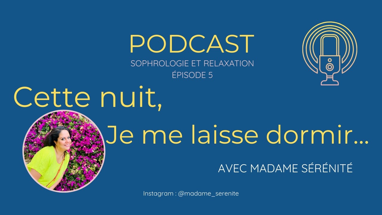Cette nuit, je me laisse dormir