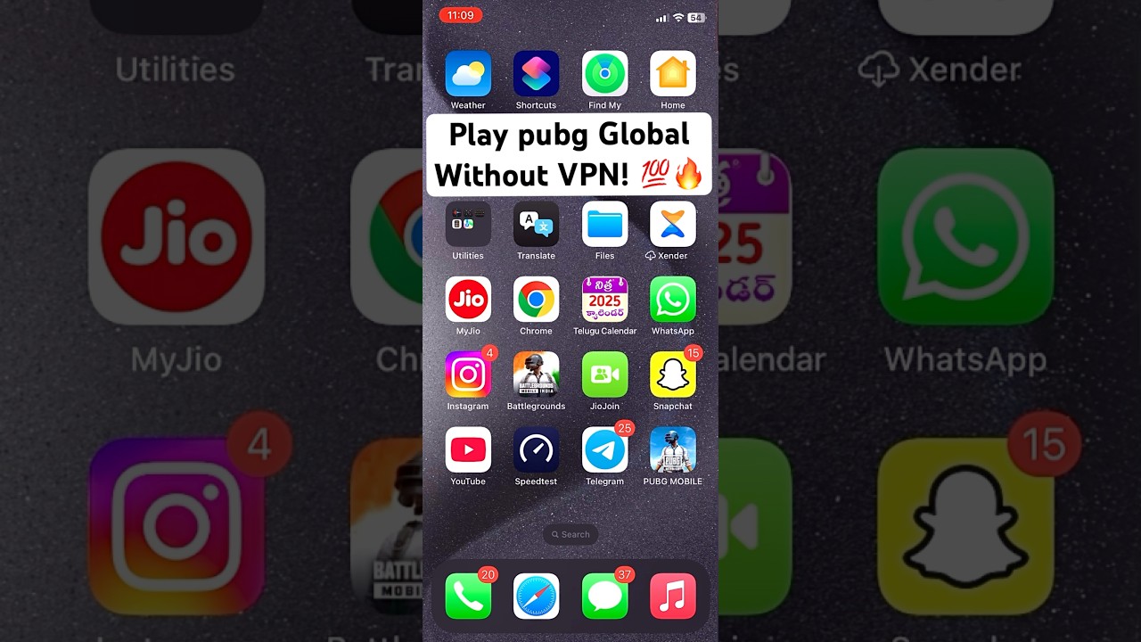 Play pubg global without VPN in iOS/iPhone 2025