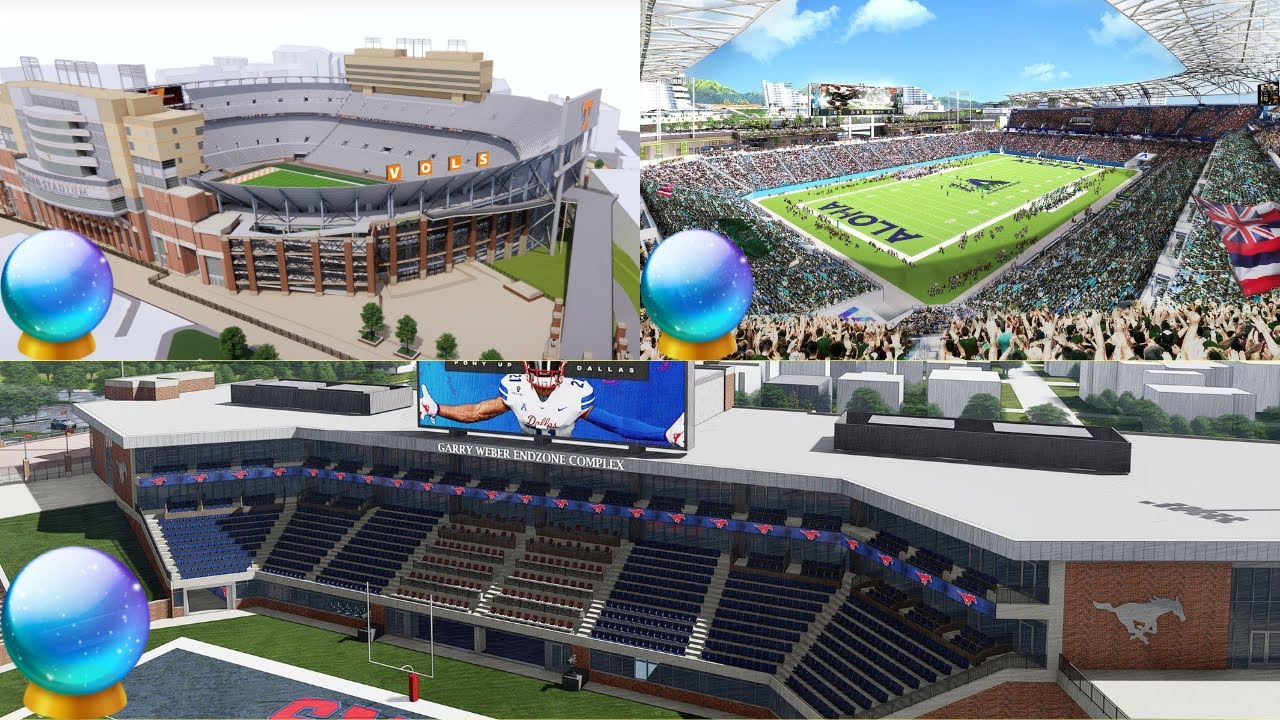 *NEW* College Football Stadium Renovations (Tennessee, SMU, Hawaii)