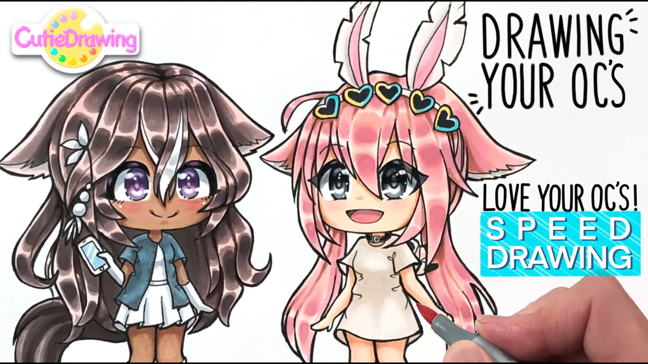 Drawing your Gachalife characters with Copic markers #35 /Speed drawing