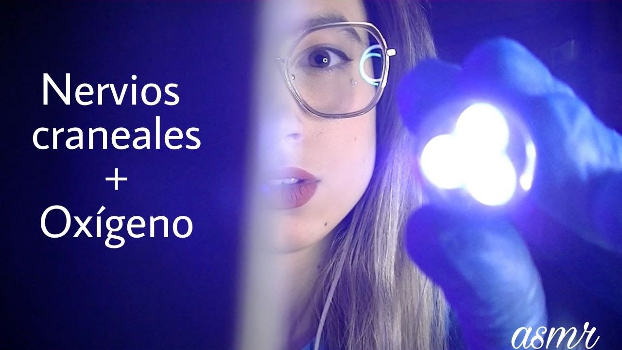 ROLEPLAY en ASMR | Te pongo Oxígeno + NERVIOS CRANEALES | Pau ASMR