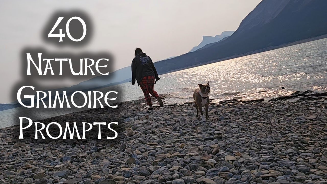 40 Nature Grimoire Art Journaling Prompts
