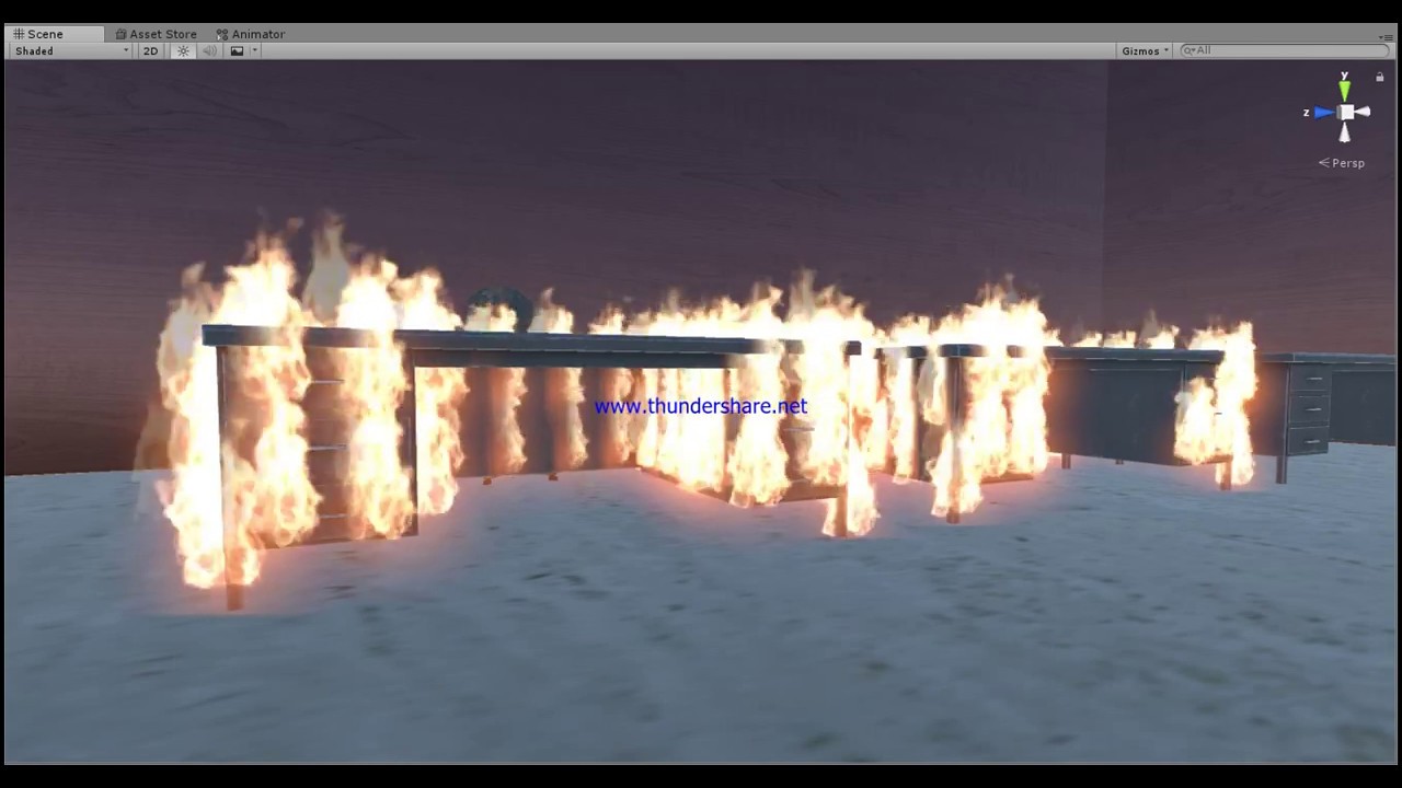 Fire Spreading in Unity