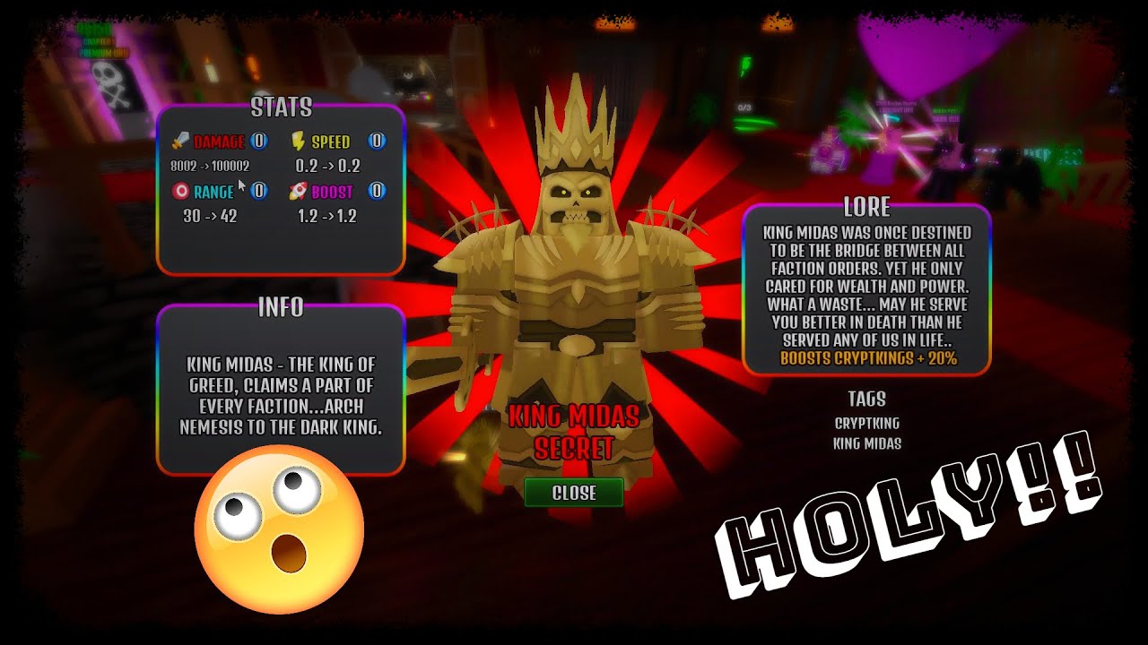 Trying to Get NIGHTMARE Curse on King Midas!! | Roblox The House TD |