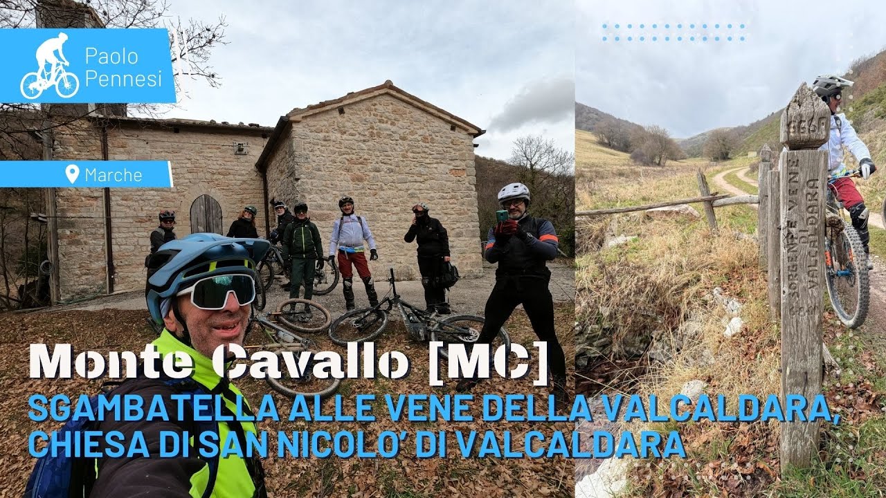 MONTE CAVALLO [MC]: SGAMBATELLA ALLE VENE DELLA VALCALDARA,  CHIESA DI SAN NICOLO' 03-01-2026