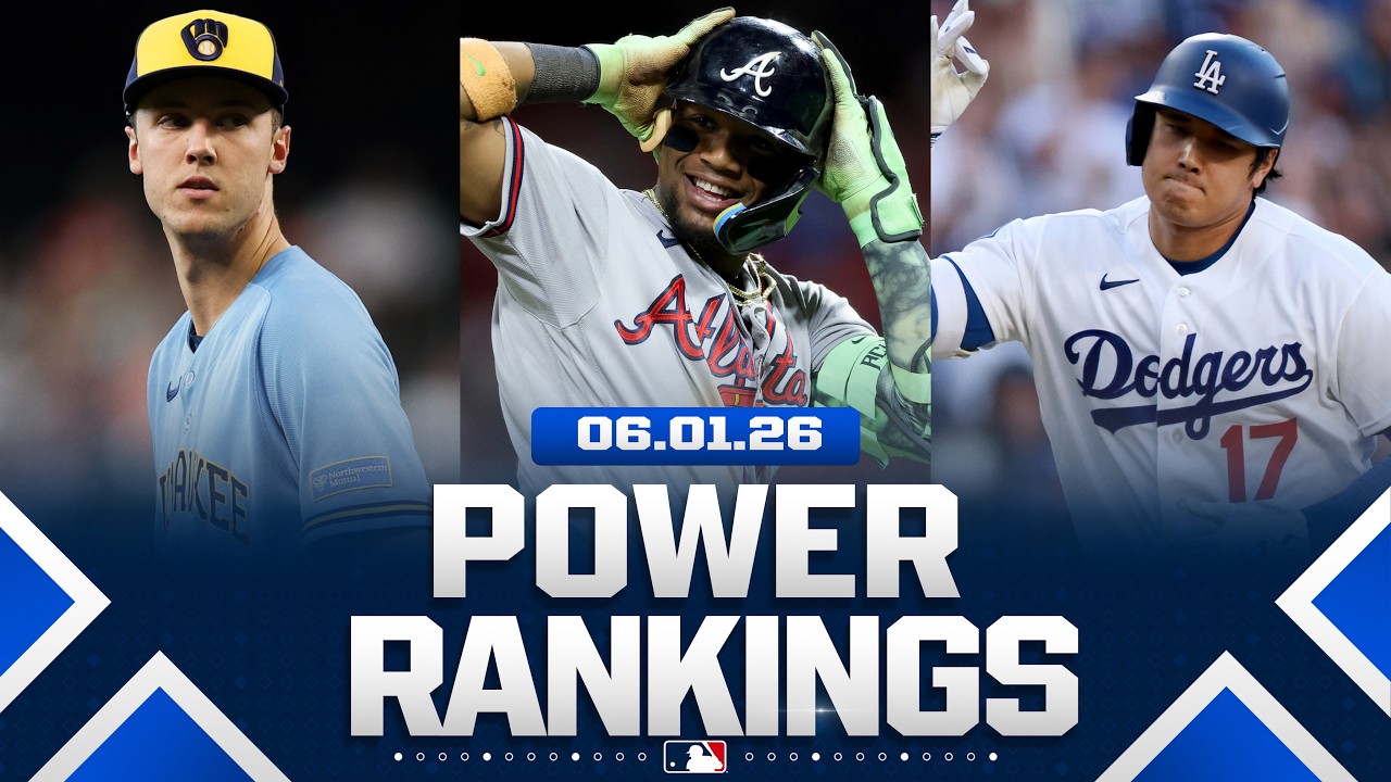 ALL 30 MLB TEAMS RANKED entering June 2026! (Power Rankings ft. Braves, Dodgers, Brewers and MORE!)