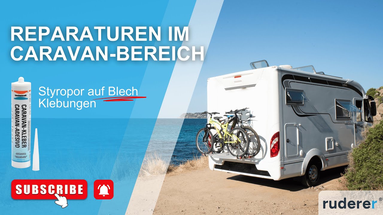 Die #1 im Caravanbau - technicoll&reg; CARAVAN-KLEBER - Styropor auf Blech kleben - D&auml;mmung & Au&szlig;enhaut