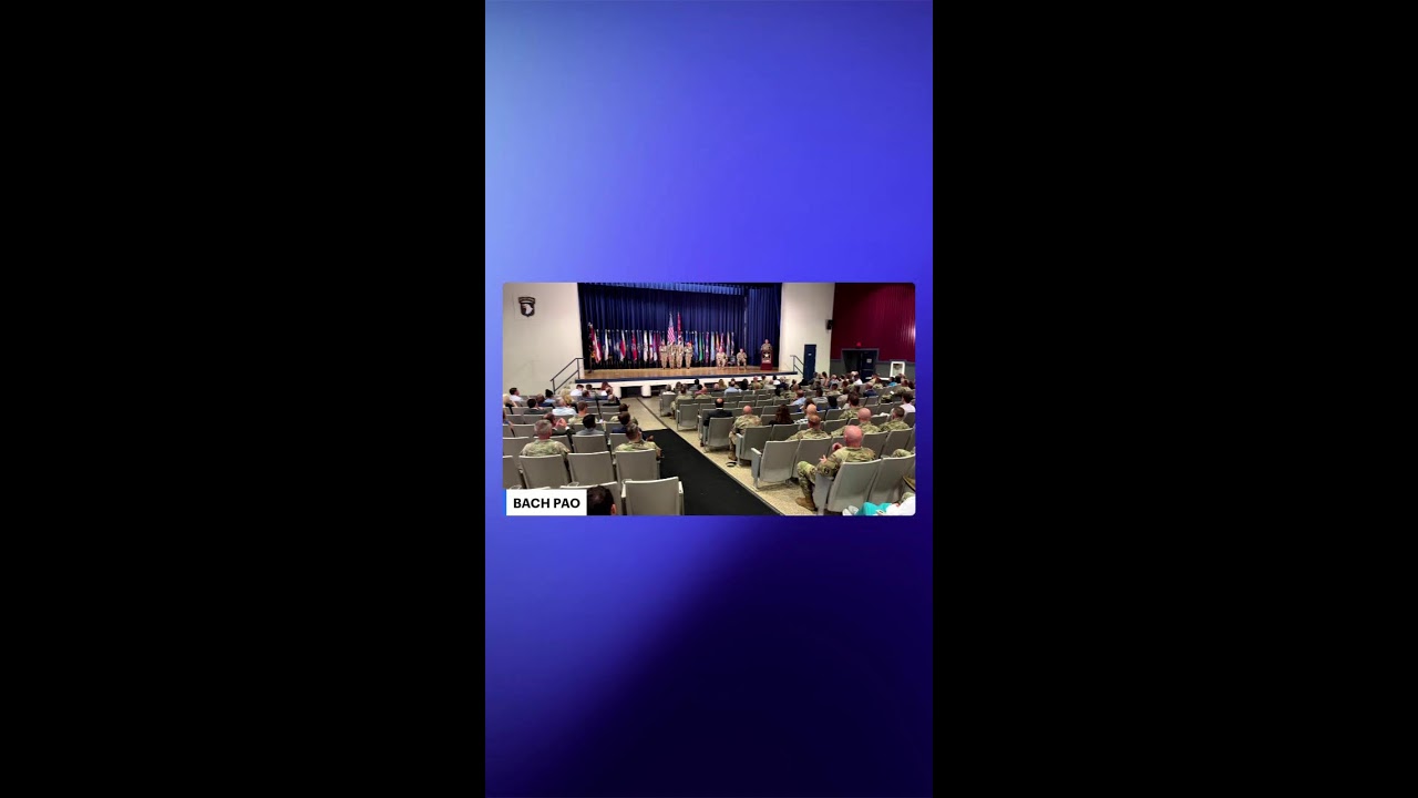 BACH Change of Command Ceremony