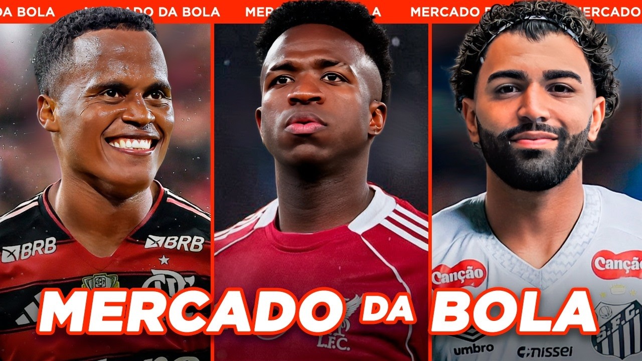 LIVERPOOL QUER VINI JR│FLAMENGO PLANEJA OFERTA POR JHON ARIAS e+ - Mercado da Bola 2025