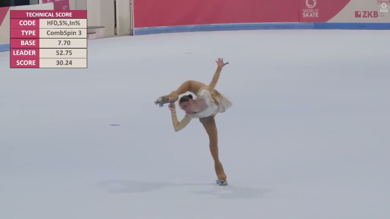ELNA FRANCES (ESP) - World Cup 2025 - 9º place, senior ladies (long program)
