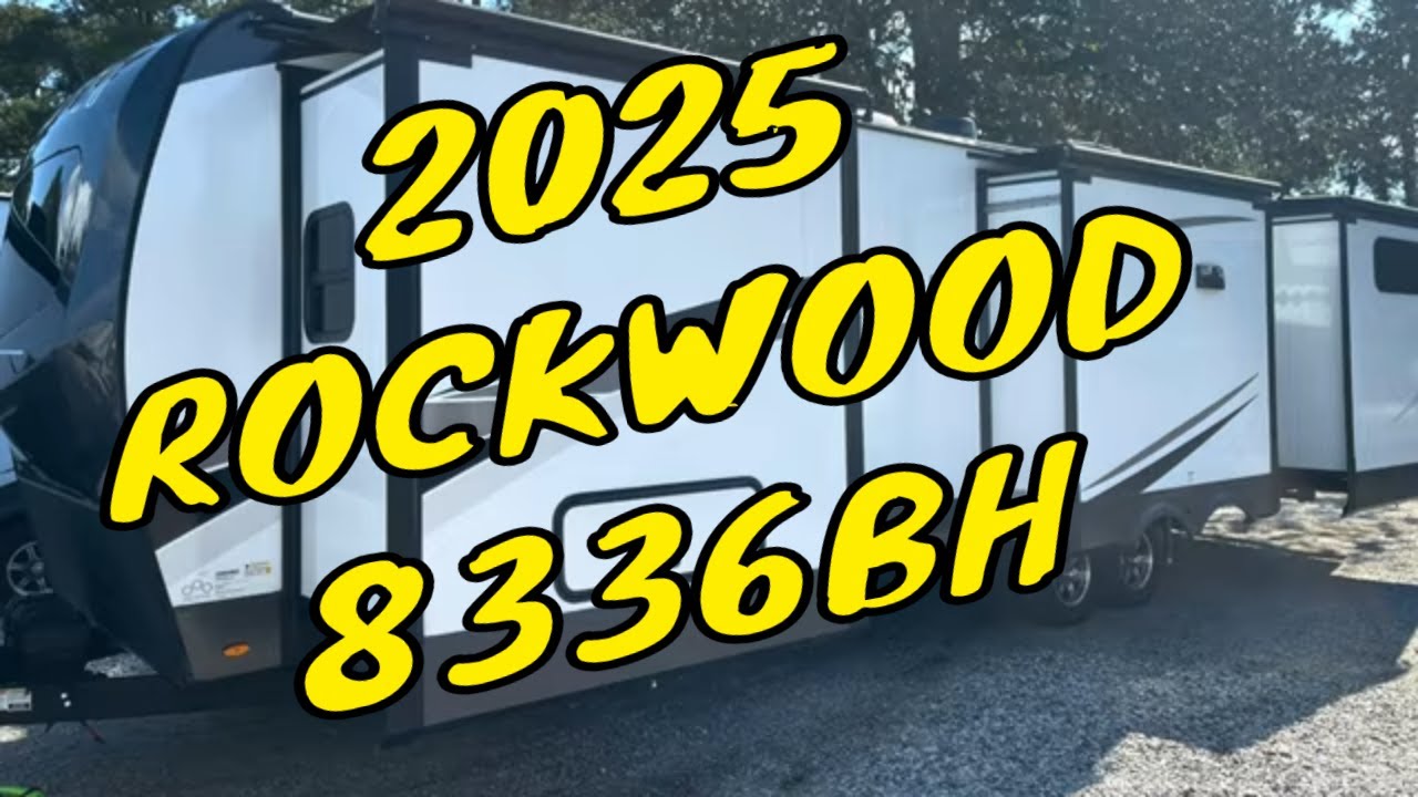 НОВЫЙ 2025 ROCKWOOD SIGNATURE 8336BH ТУРИСТИЧЕСКИЙ ПРИЦЕП FOREST RIVER BUNKHOUSE RV ЭКСКЛЮЗИВНЫЙ ...