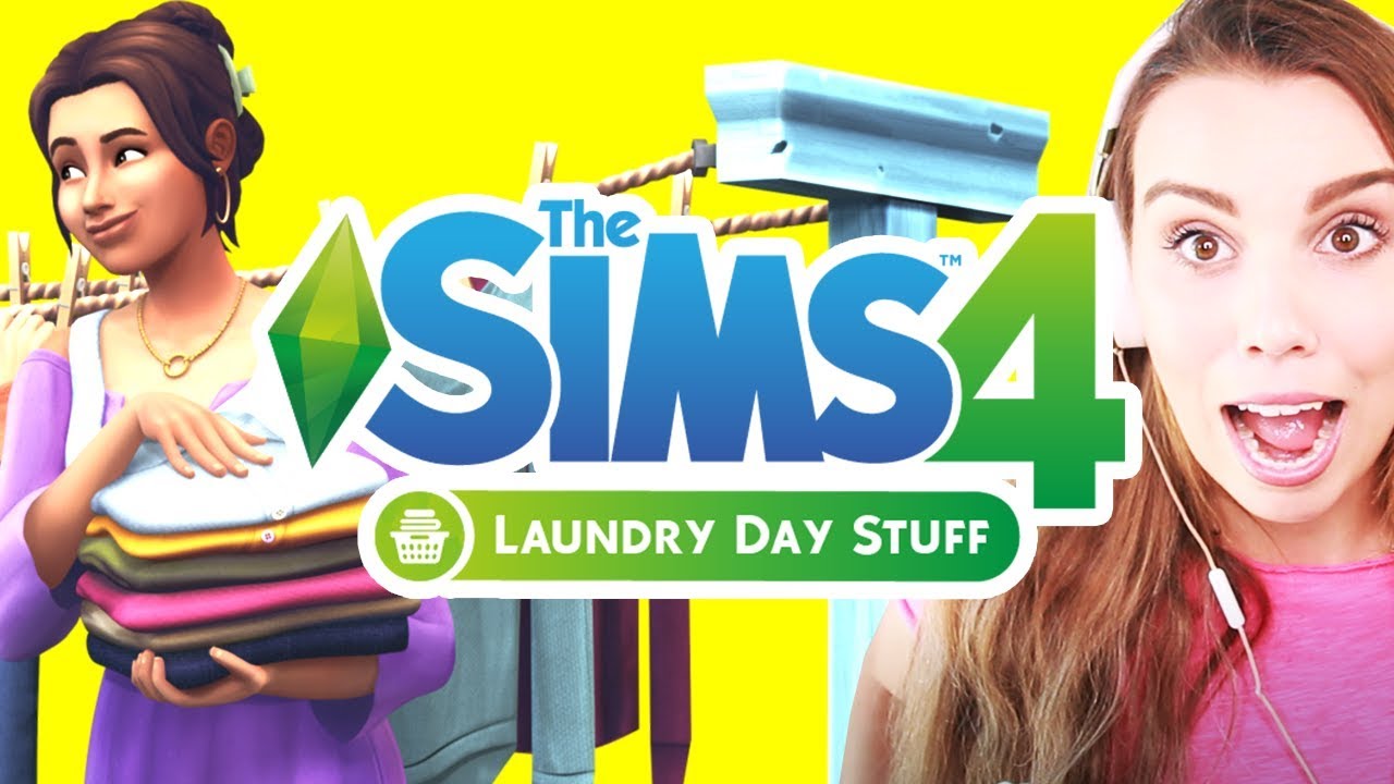 Laundry Gameplay Review! The Sims 4 Laundry Stuff Pack!