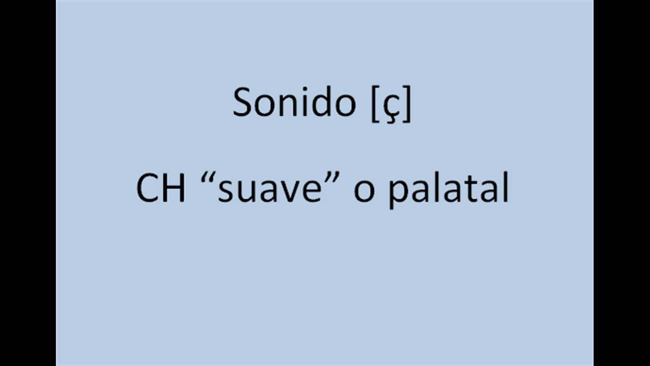 ⭐️⭐️⭐️⭐️⭐️Sonido o pronunciación de CH en alemán