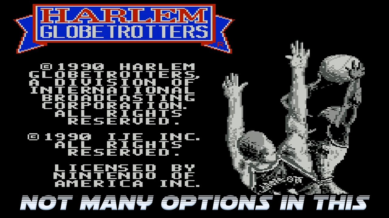 Terrible Passing of The Basketball On Harlem Globetrotters { NES }