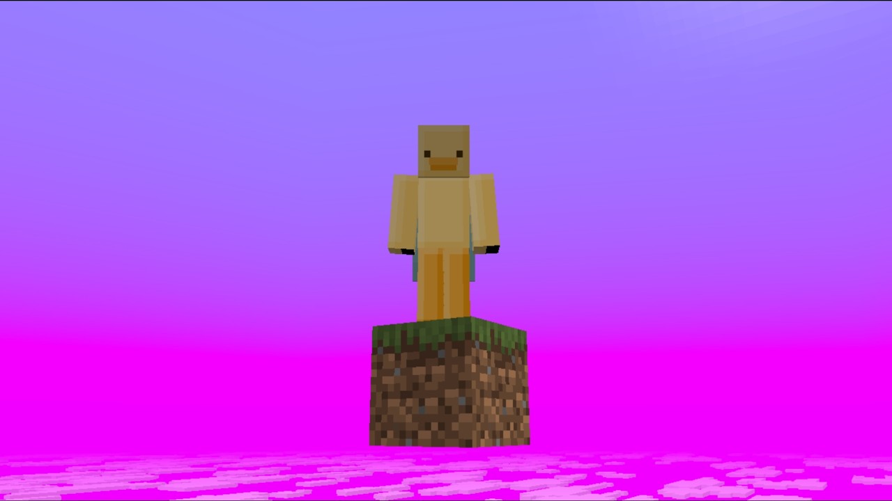 Minecraft'ta Tek Blok mu?  (DELİ OLDUM)