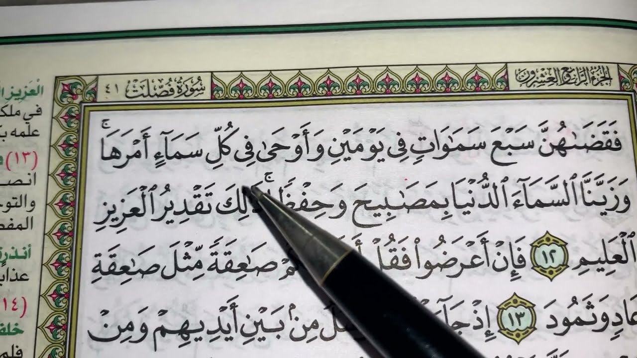 كيف نطبق قواعد التجويد عند قراءة سورة فصلت ج٢