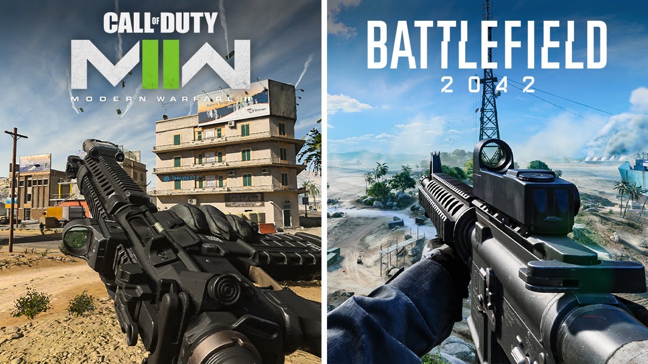 Call of Duty Modern Warfare II vs Battlefield 2042 - Attention to Detail Comparison (PC)