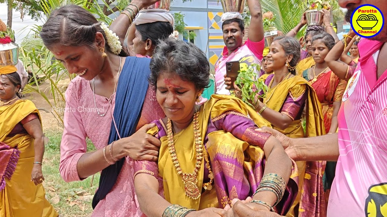 பால்குடம் எடுத்து அருள் ஆட்டம் ஆடும் வீடியோ | Sami Attam | Parotta Channel. 