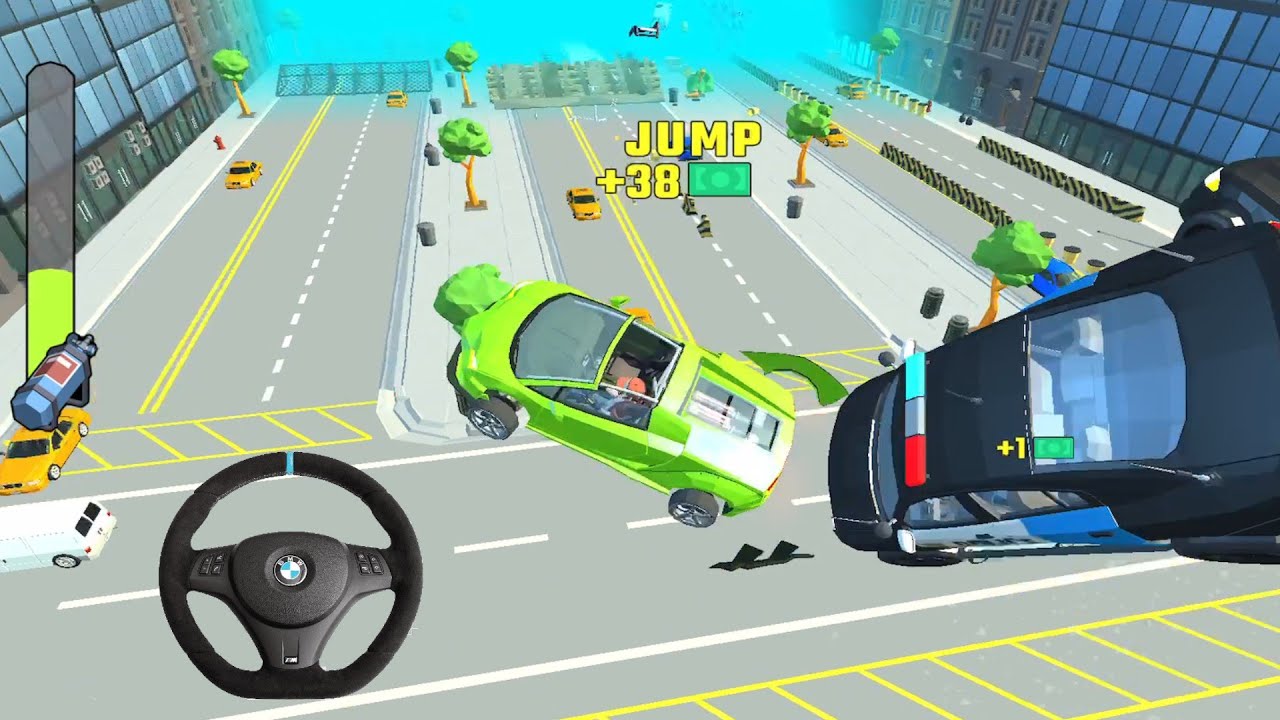 Crazy Rush - Juego de coches para android. Gameplay.
