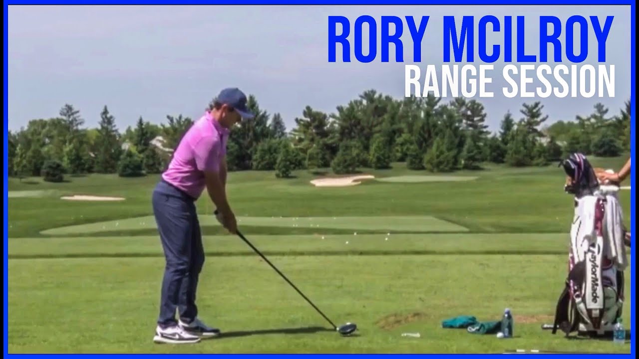 Rory Mcilroy Pure Golf Swings on the Range