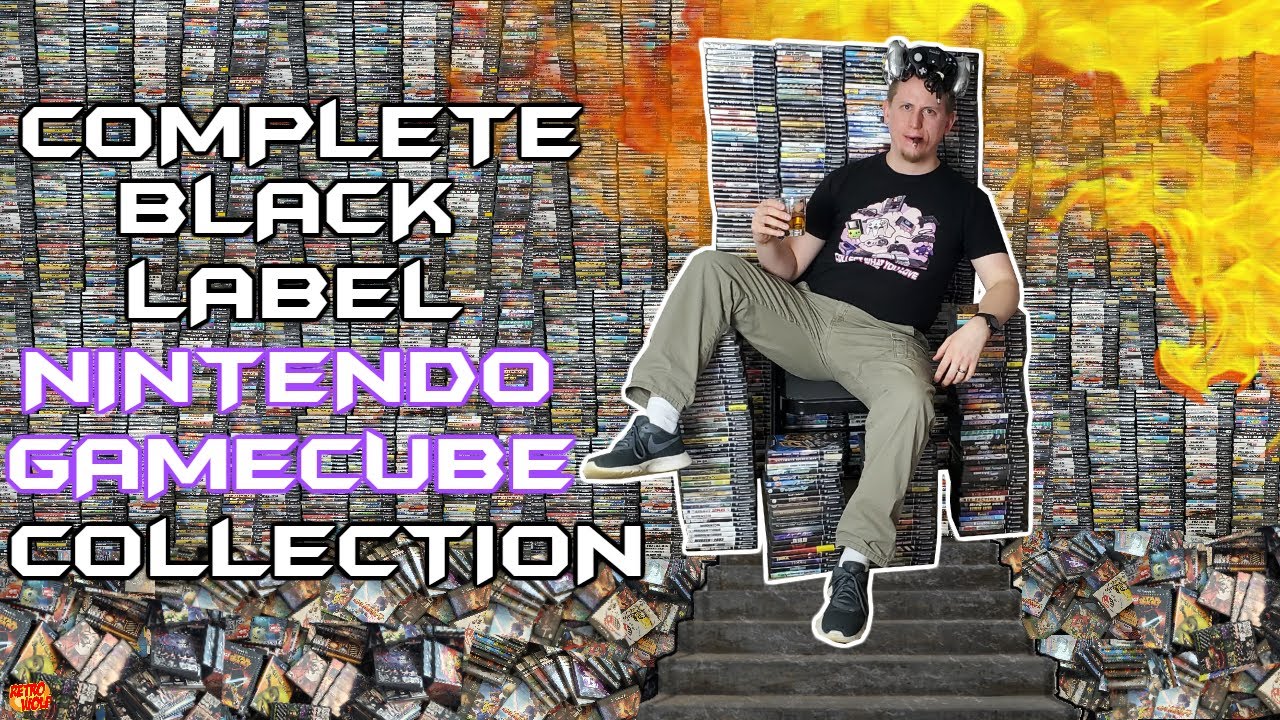 Полная североамериканская коллекция игр Black Label GameCube Retail!