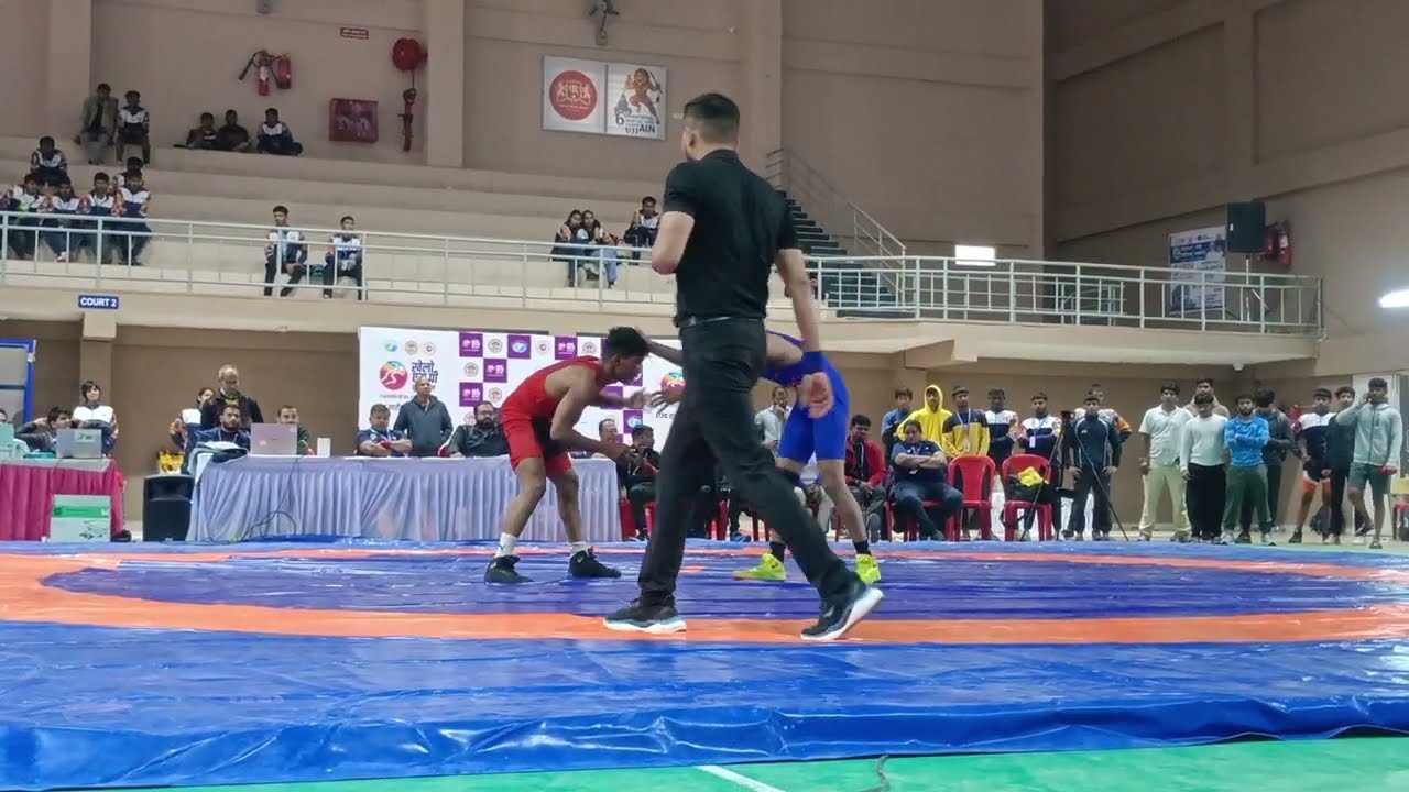 61 KG Freestyle Wrestling Khelo MP Youth Games🤼Kamal Bagri vs Ayush Sonkar Final Match | 