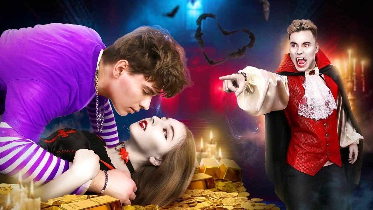 Entrei na Mansão dos Vampiros! Relacionamento Entre uma Vampira e Um Humano na Vida Real