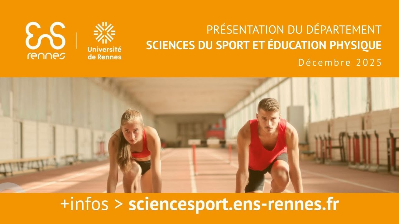 Découvrez le département Sciences du sport et éducation physique de l'ENS Rennes.