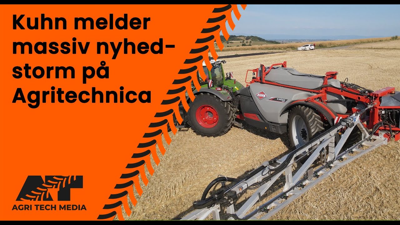 🇩🇰 Kuhn melder massiv nyheds-storm på Agritechnica