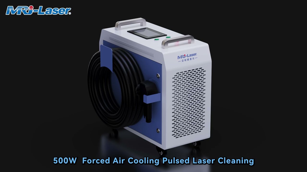 500W pulsed laser cleaning machine with air cooled system