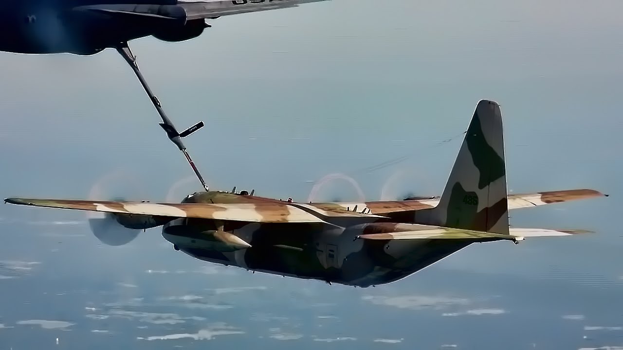 Inflight Refueling • U.S. KC-135 To Israeli AC-130