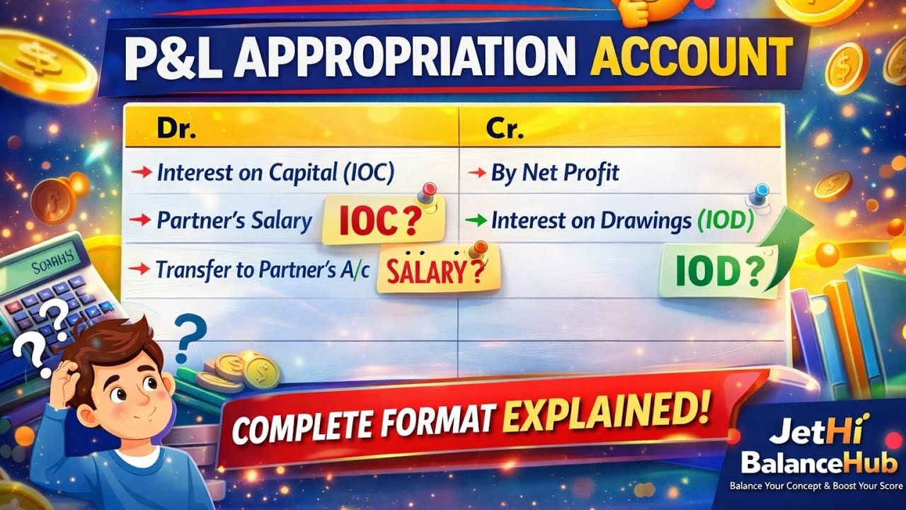 Formate of Profit & Loss Appropriation Account 