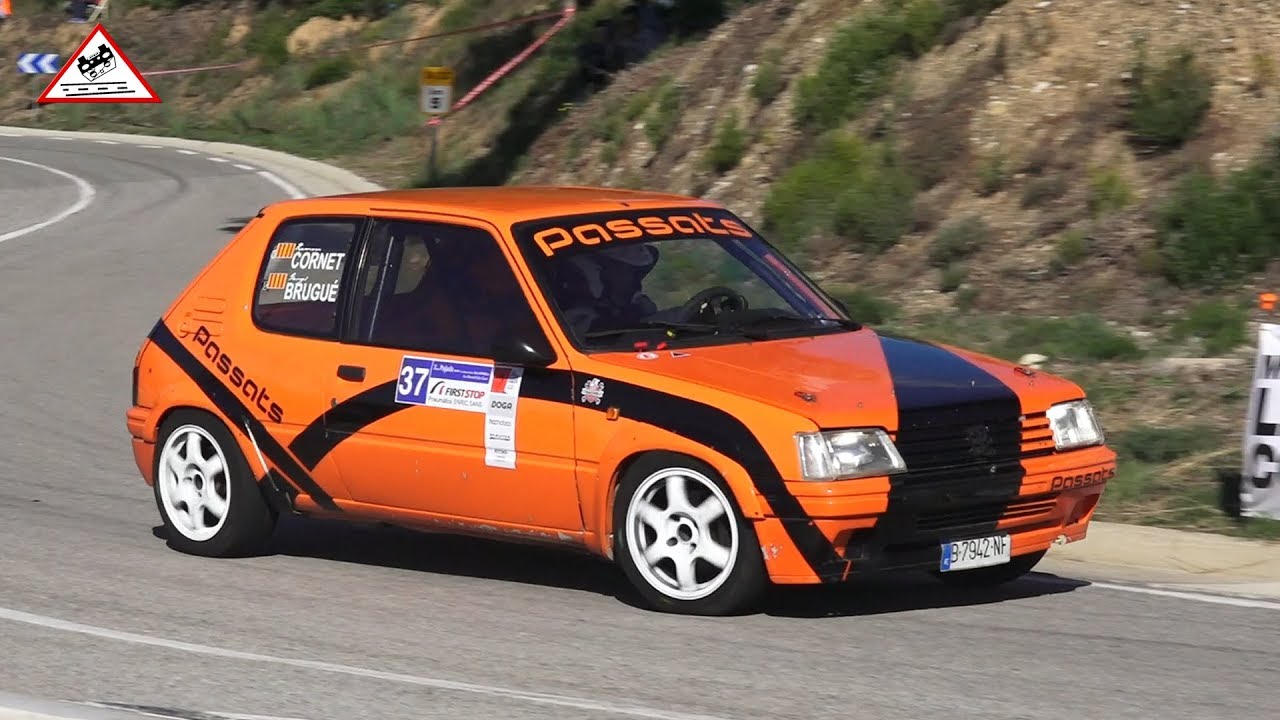 On-Board Ramon Cornet | Peugeot 205 Rallye | Pujada Ullastrell 2017 [Passats de canto]