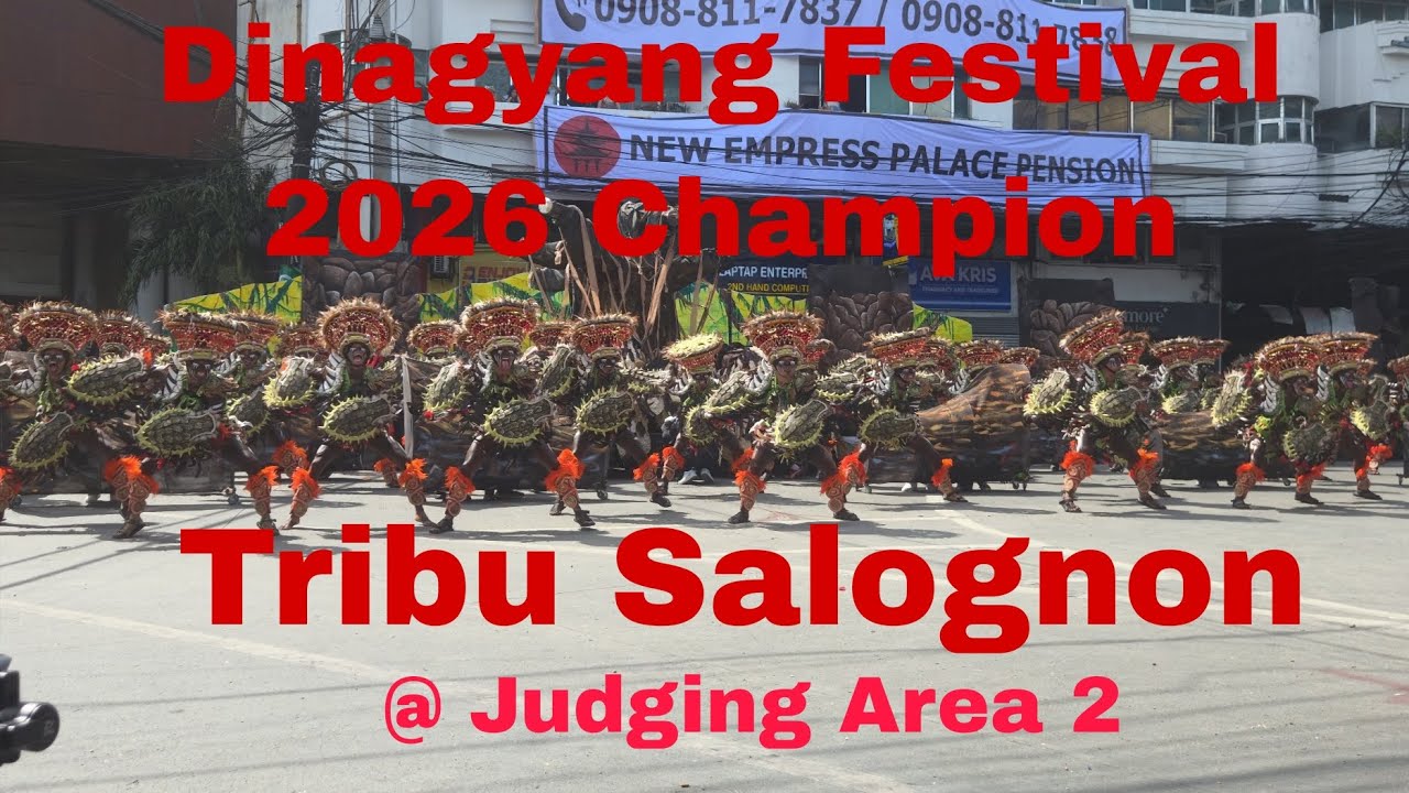 Dinagyang Festival 2026 Champion Tribu Salognon @ Judging Area 2