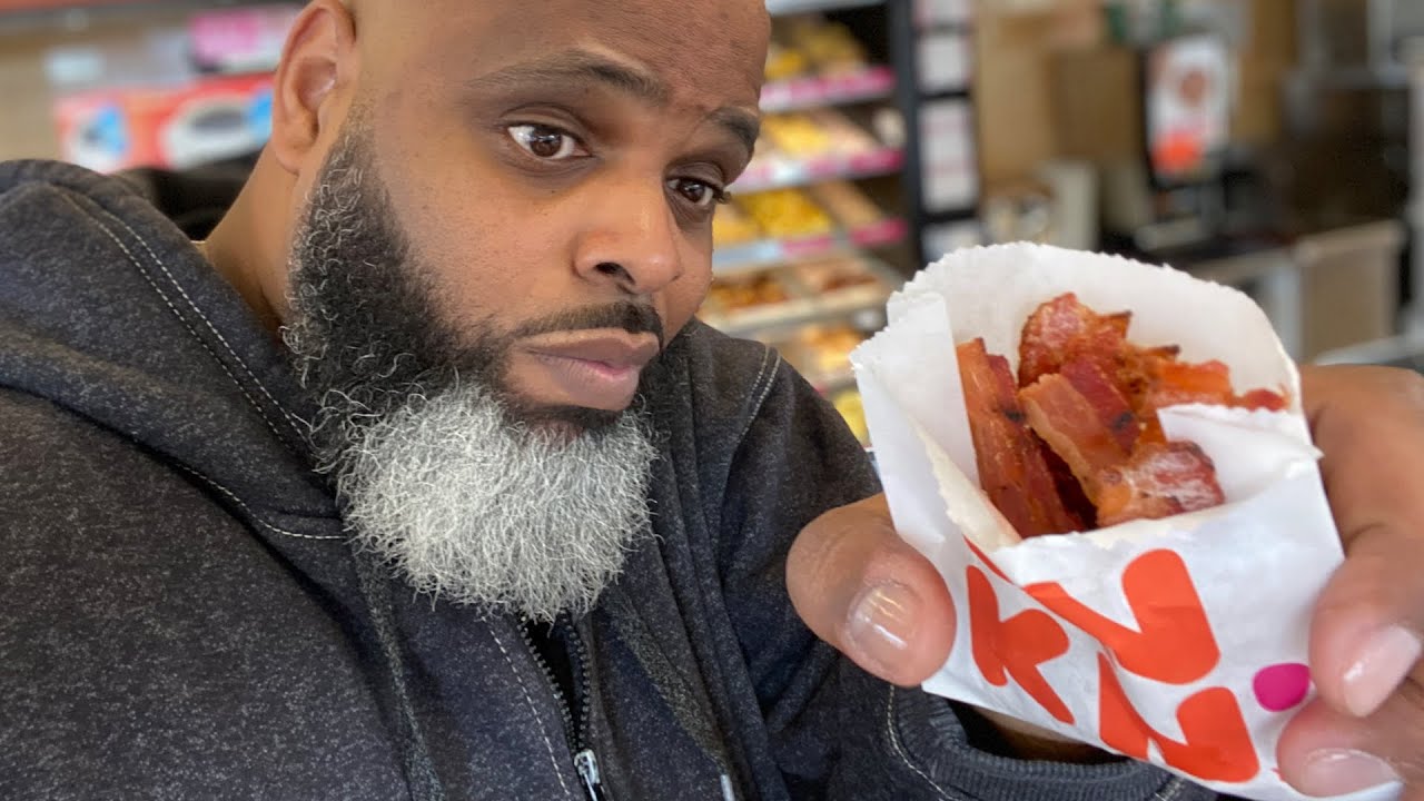 NEW Dunkin' Donuts BAG OF BACON Review