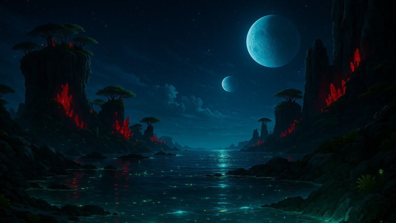 Cesta na neznámu planétu. | Journey to the Unknown Planet – Relaxing Space Ambient Music