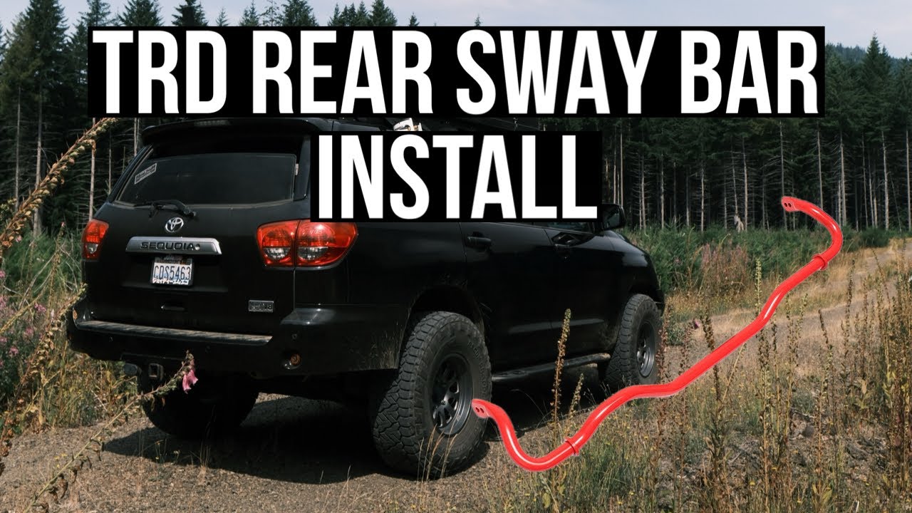 Toyota Sequoia TRD Rear Sway Bar Install
