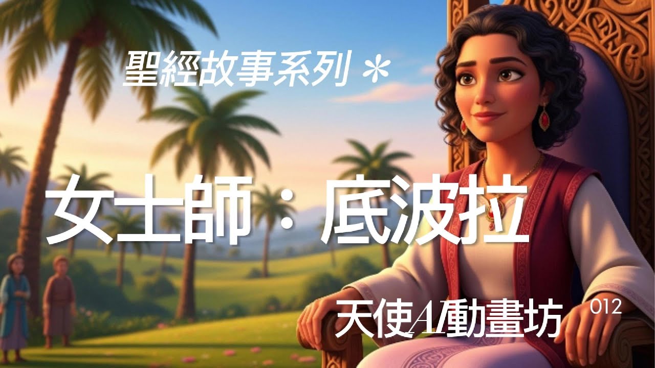 AI動畫，《士師記：底波拉》 | Q版聖經動畫 | 天使AI動畫工作坊 #ai動畫 #ai創作 #ai #聖經故事  #正能量 #士師記 #底波拉