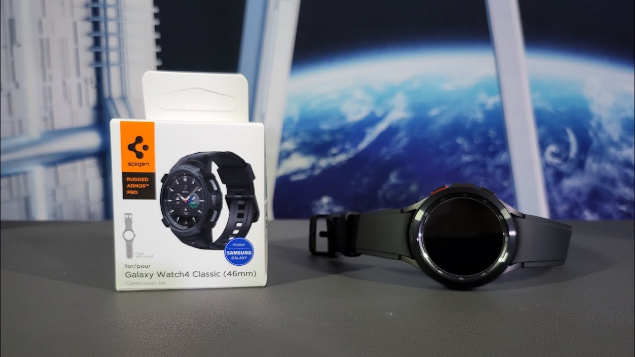 Samsung Galaxy Watch4 Classic: Spigen Rugged Armor Pro Unbox, Install & Review