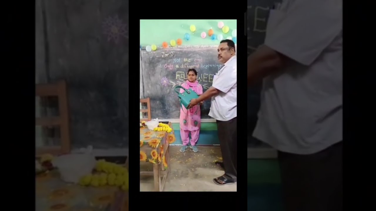 Farewell of our beloved teacher 