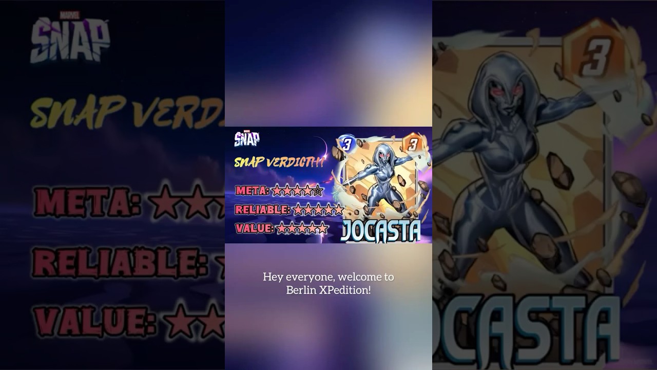 SNAP VERDICT: JOCASTA | Marvel SNAP Review Ep: 3 #marvelsnap